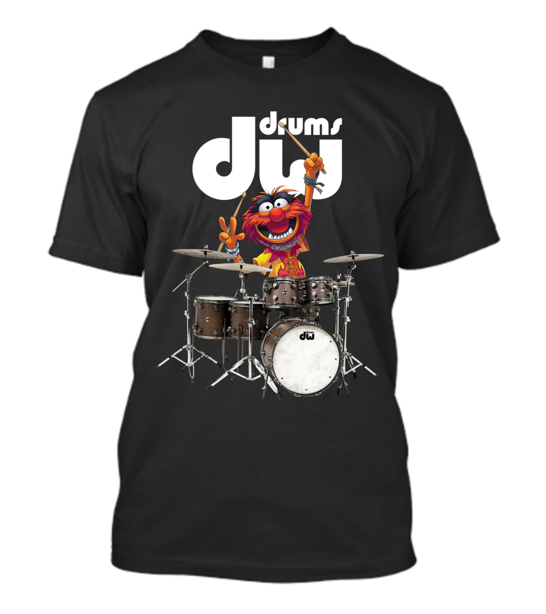 The Muppets Animal DW Drums T-Shirt