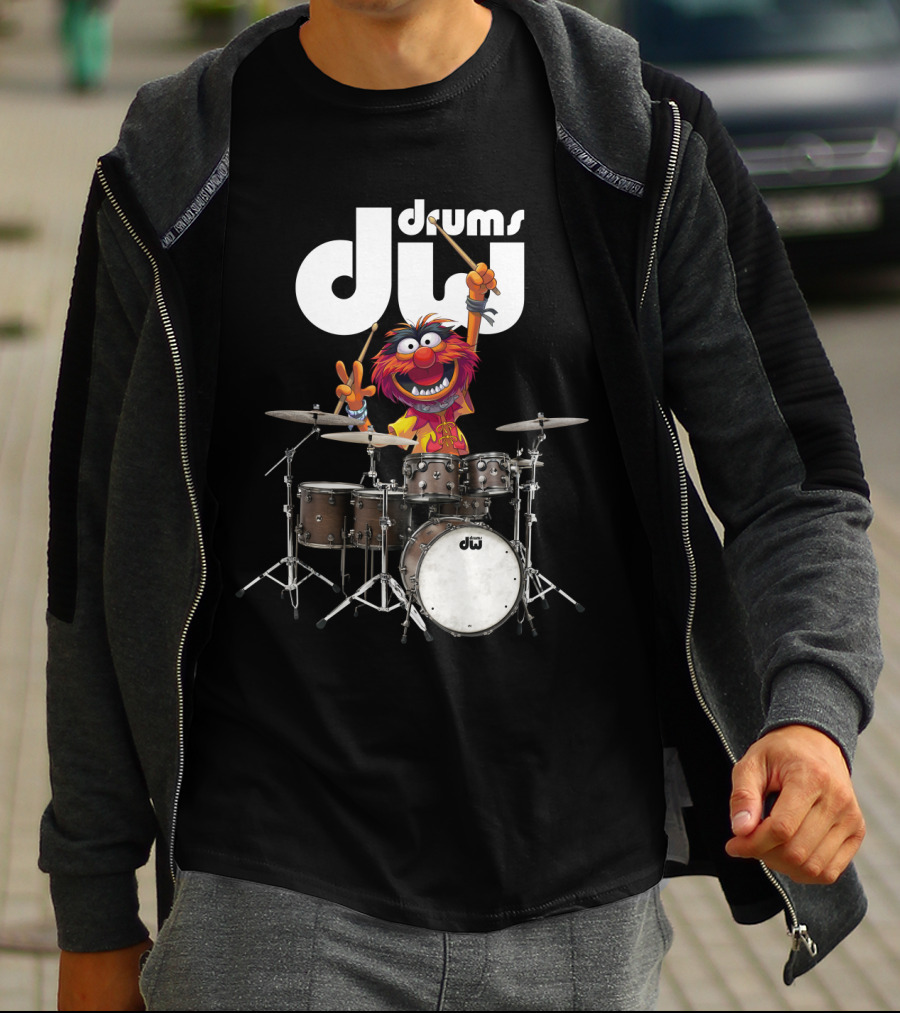 The Muppets Animal DW Drums T-Shirt