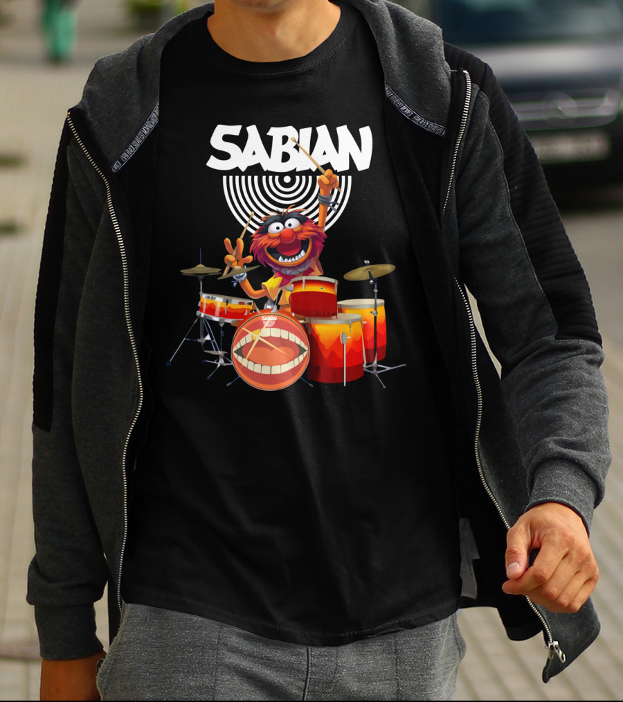 The Muppets Animal Sabian Drums T-Shirt