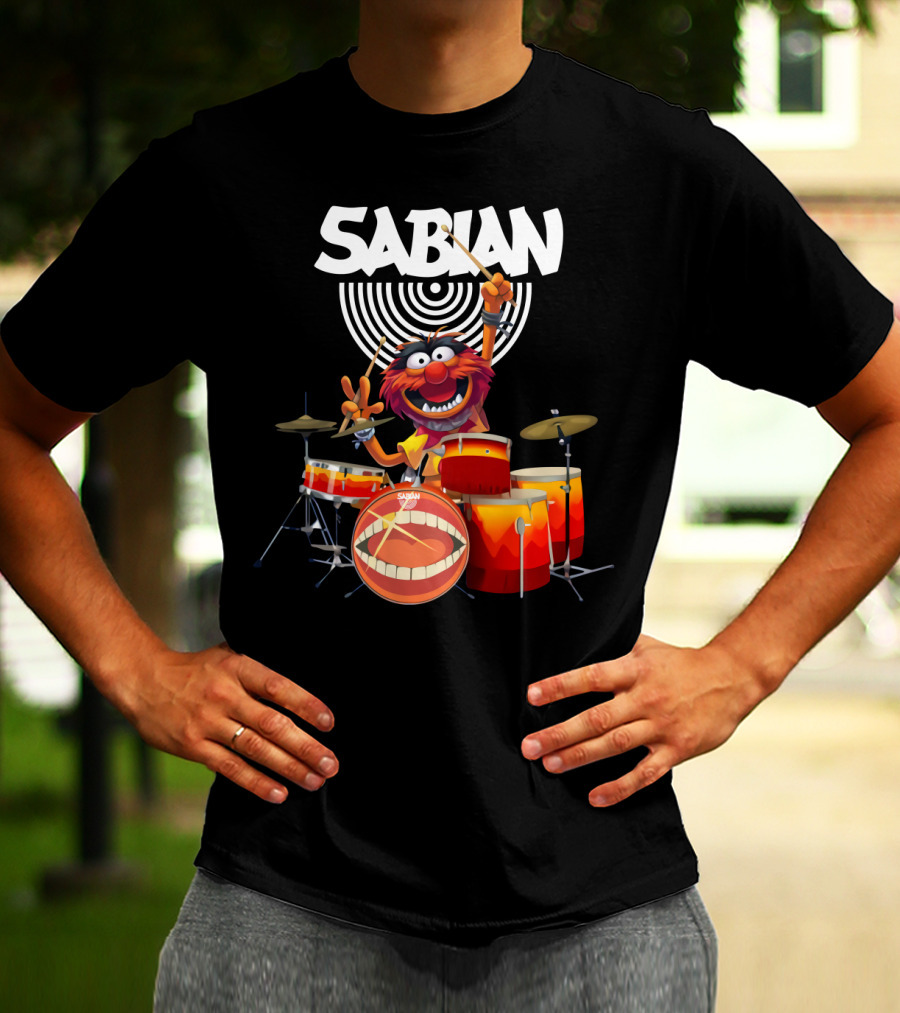 The Muppets Animal Sabian Drums T-Shirt