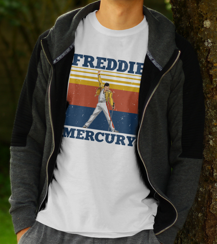 FREDDIE MERCURY Yellow Jacket T-Shirt