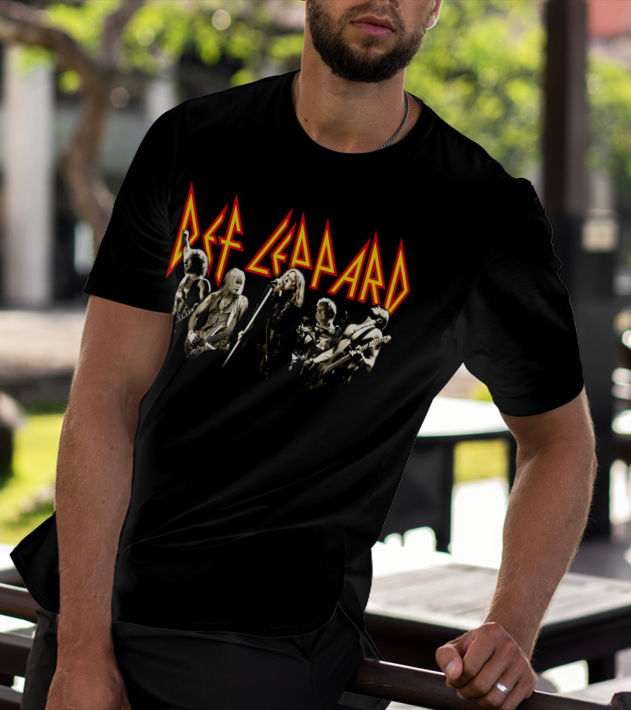Def Leppard Band Members Performing T-Shirt