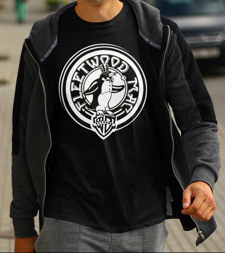 Fleetwood Mac Warner Bros Records Penguin T-Shirt