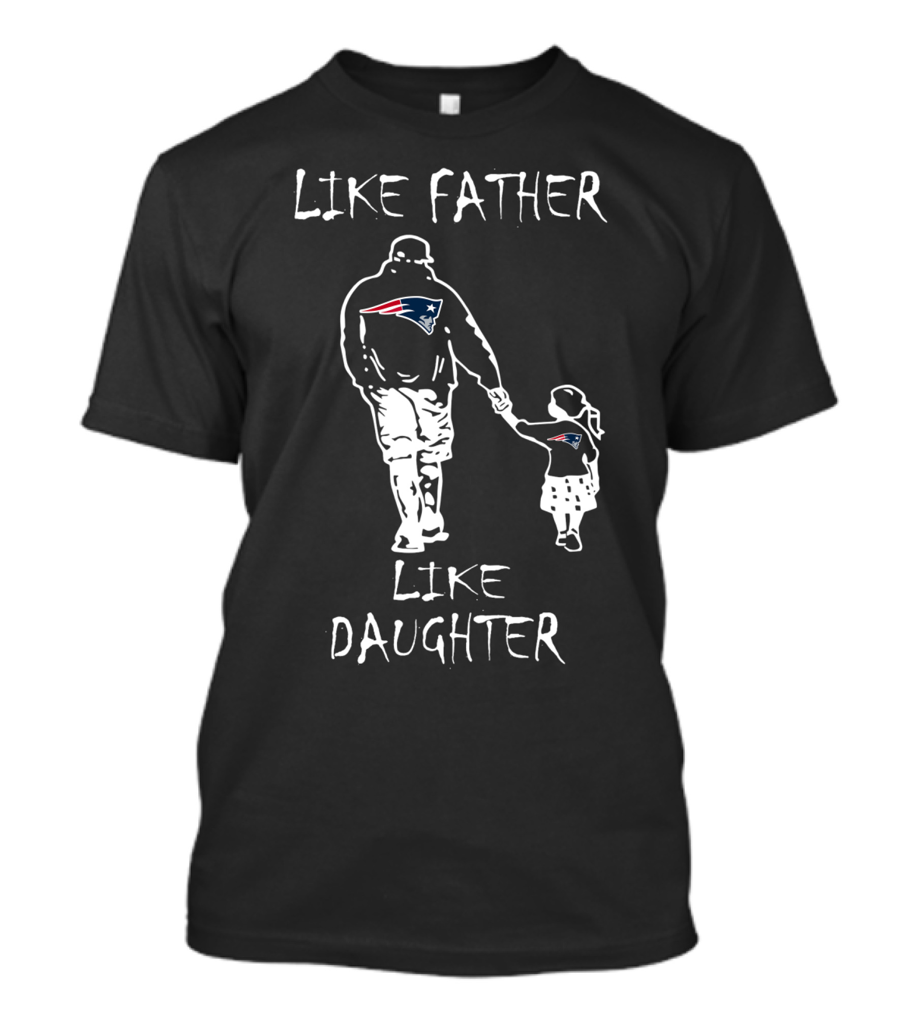 Like Father Like Daughter New England Patriots Family Fan Connection T-Shirt