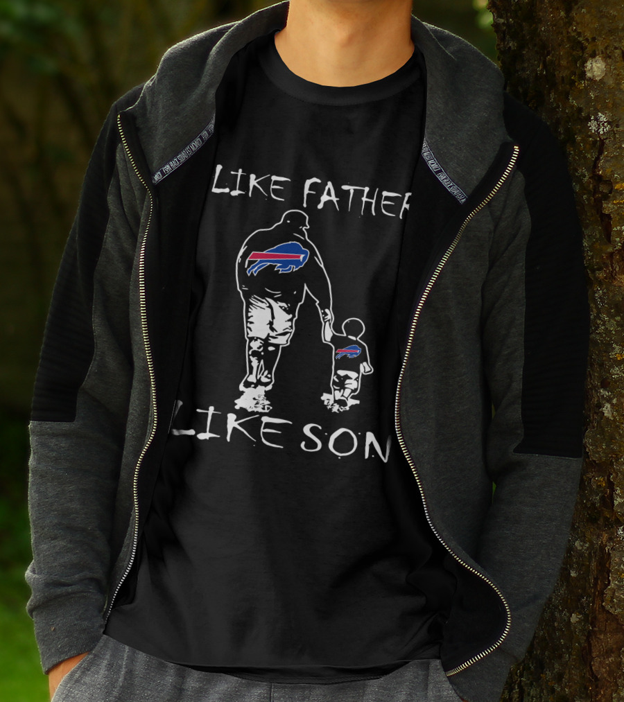 Like Father Like Son Buffalo Bills Family Fan Connection T-Shirt