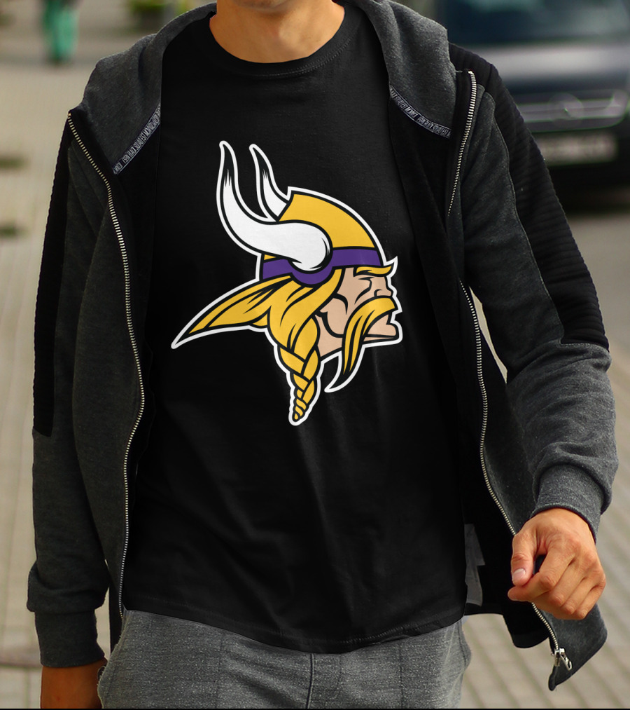 Minnesota Vikings Viking Head T-Shirt