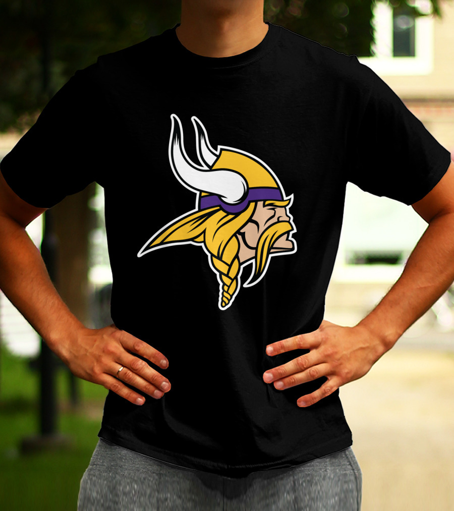 Minnesota Vikings Viking Head T-Shirt