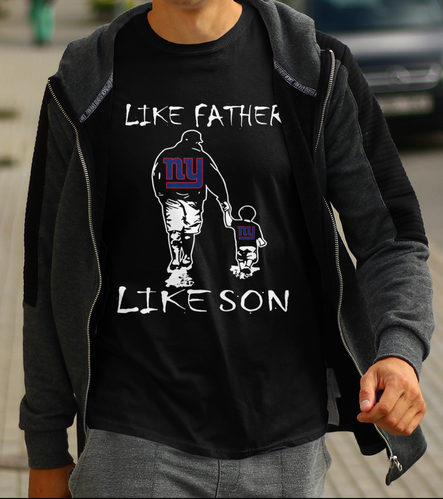 Like Father Like Son New York Giants Family Pride T-Shirt