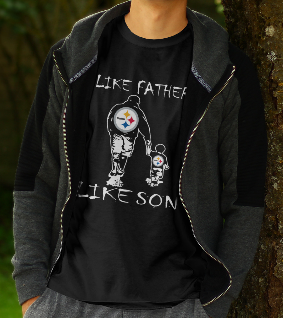 Pittsburgh Steelers Like Father Like Son Fan Connection T-Shirt