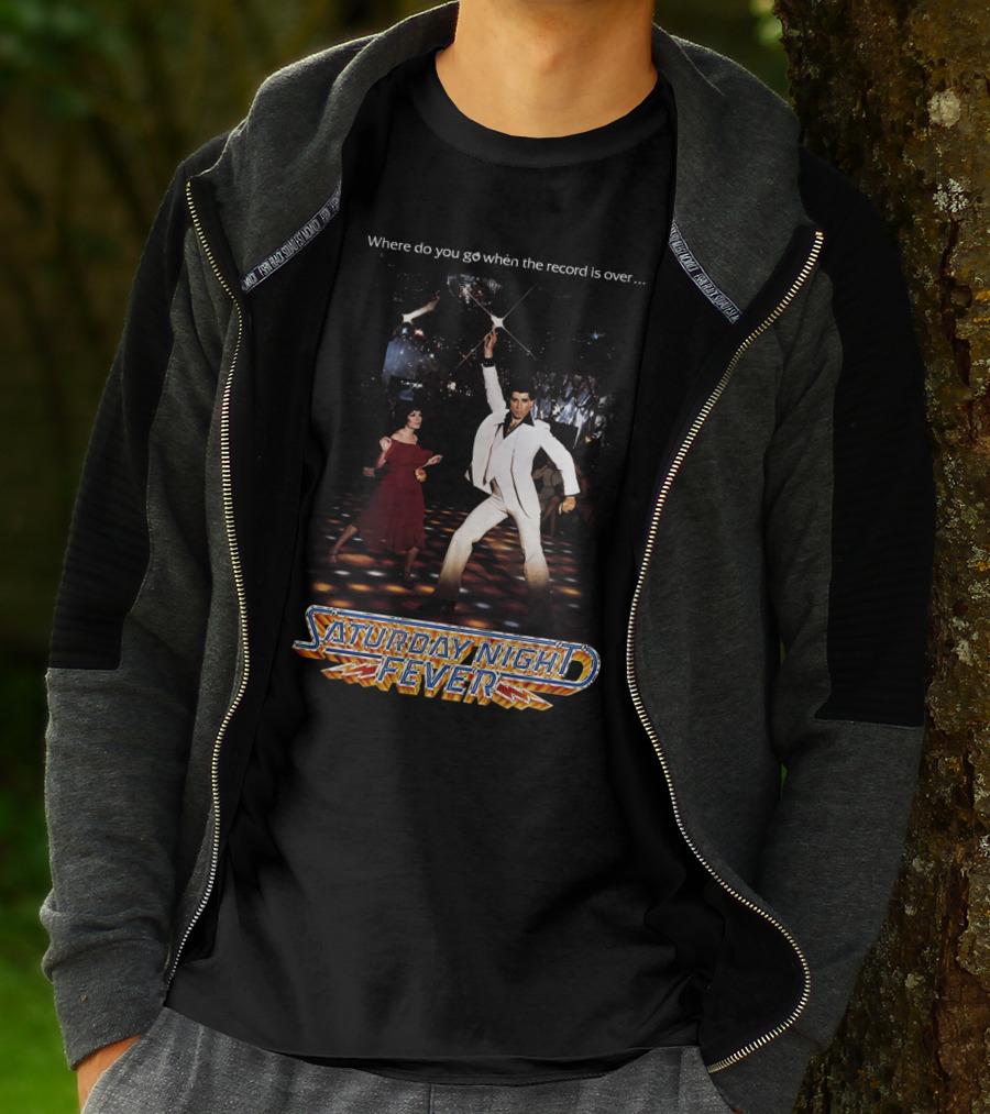 Where Do You Go When The Record Is Over Saturday Night Fever T-Shirt
