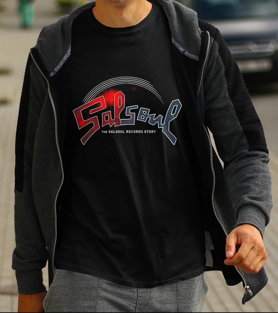Salsoul Records Iconic Logo And The Salsoul Records Story Text T-Shirt