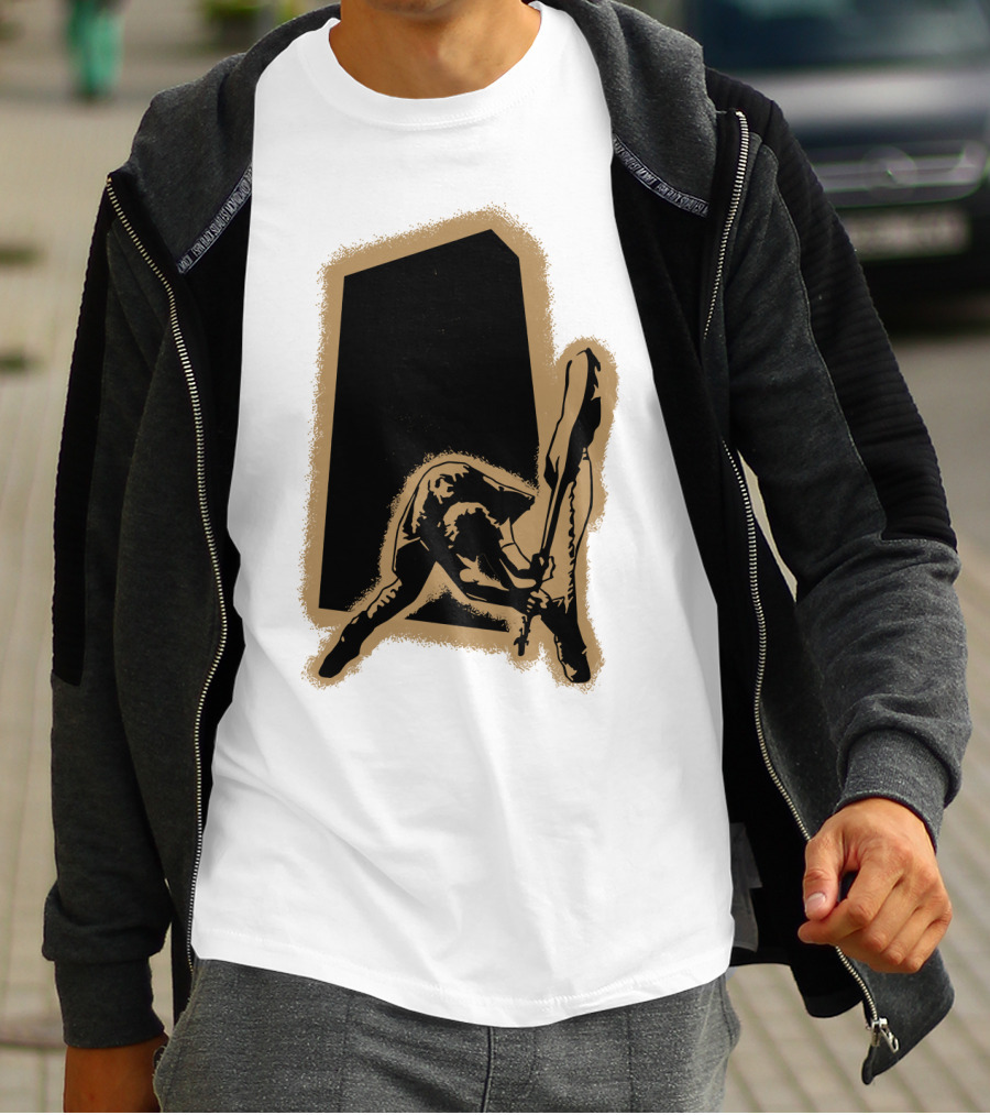 London Calling T.Rex Dinosaur Guitar Smash Iconic T-Shirt