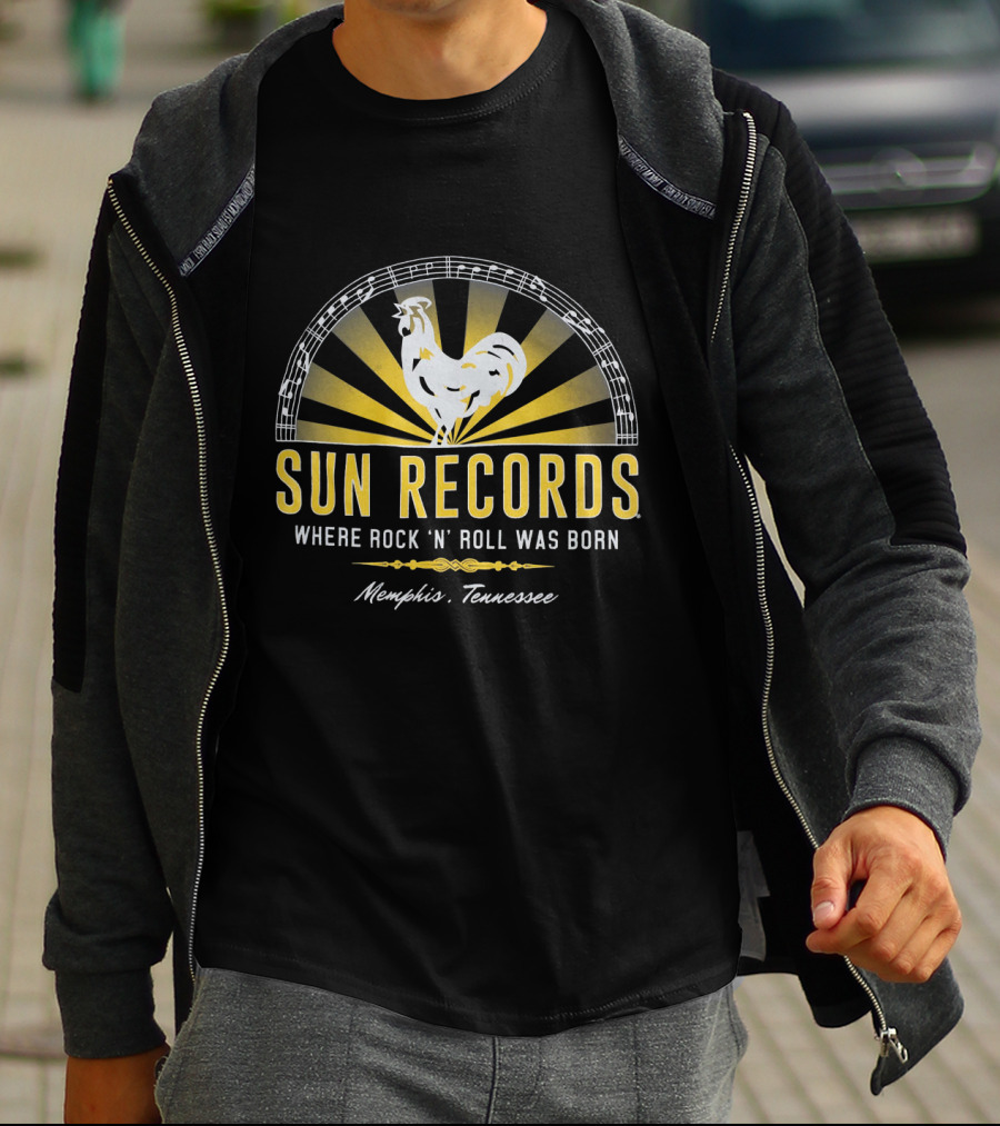 SUN RECORDS Where Rock 'N' Roll Was Born Memphis Tennessee T-Shirt