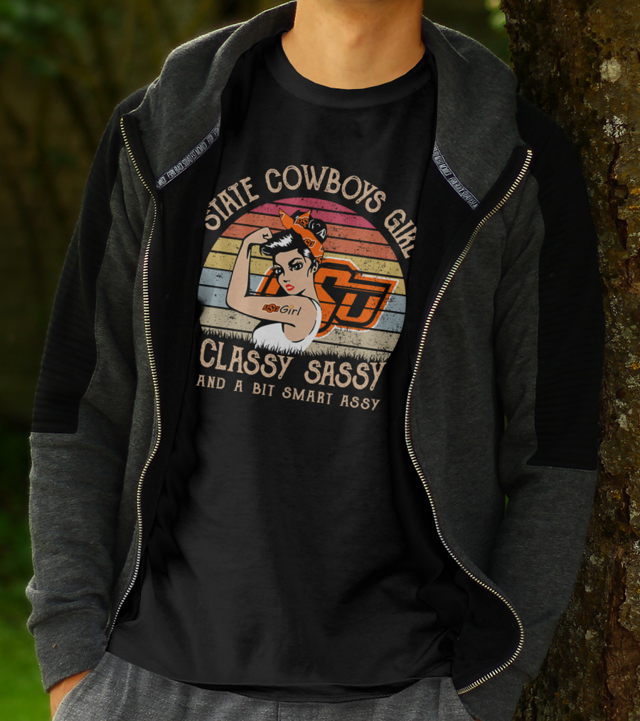 State Cowboys Girl Classy Sassy And A Bit Smart Assy T-Shirt