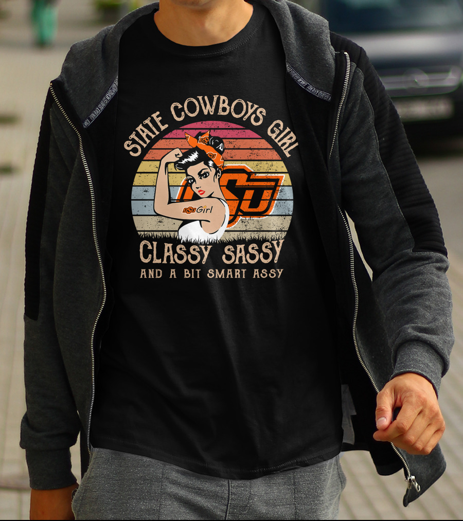 State Cowboys Girl Classy Sassy And A Bit Smart Assy T-Shirt