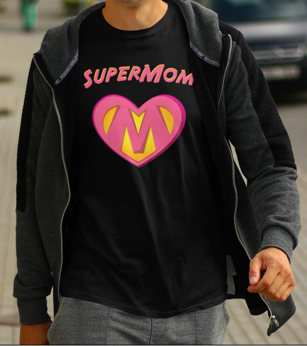 SuperMom Heart M Hero T-Shirt