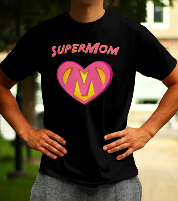 SuperMom Heart M Hero T-Shirt
