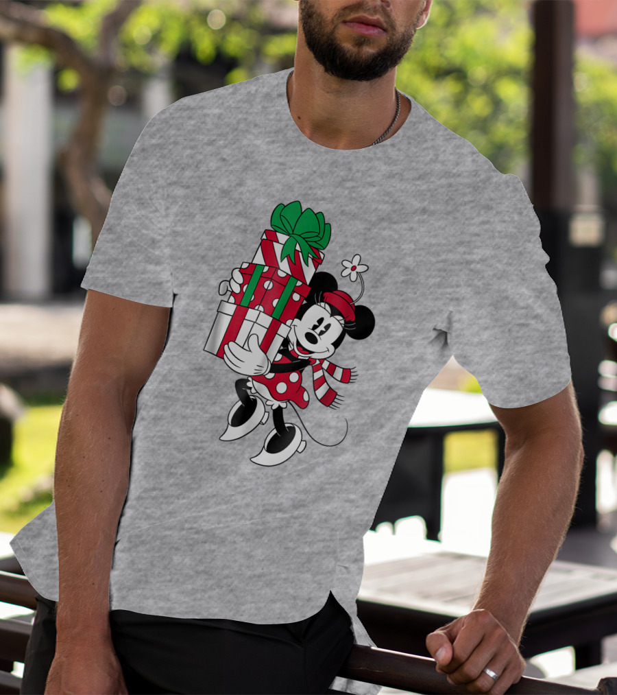 Disney Minnie Mouse Christmas Presents T-Shirt