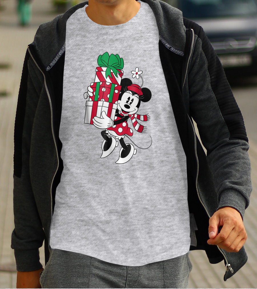 Disney Minnie Mouse Christmas Presents T-Shirt