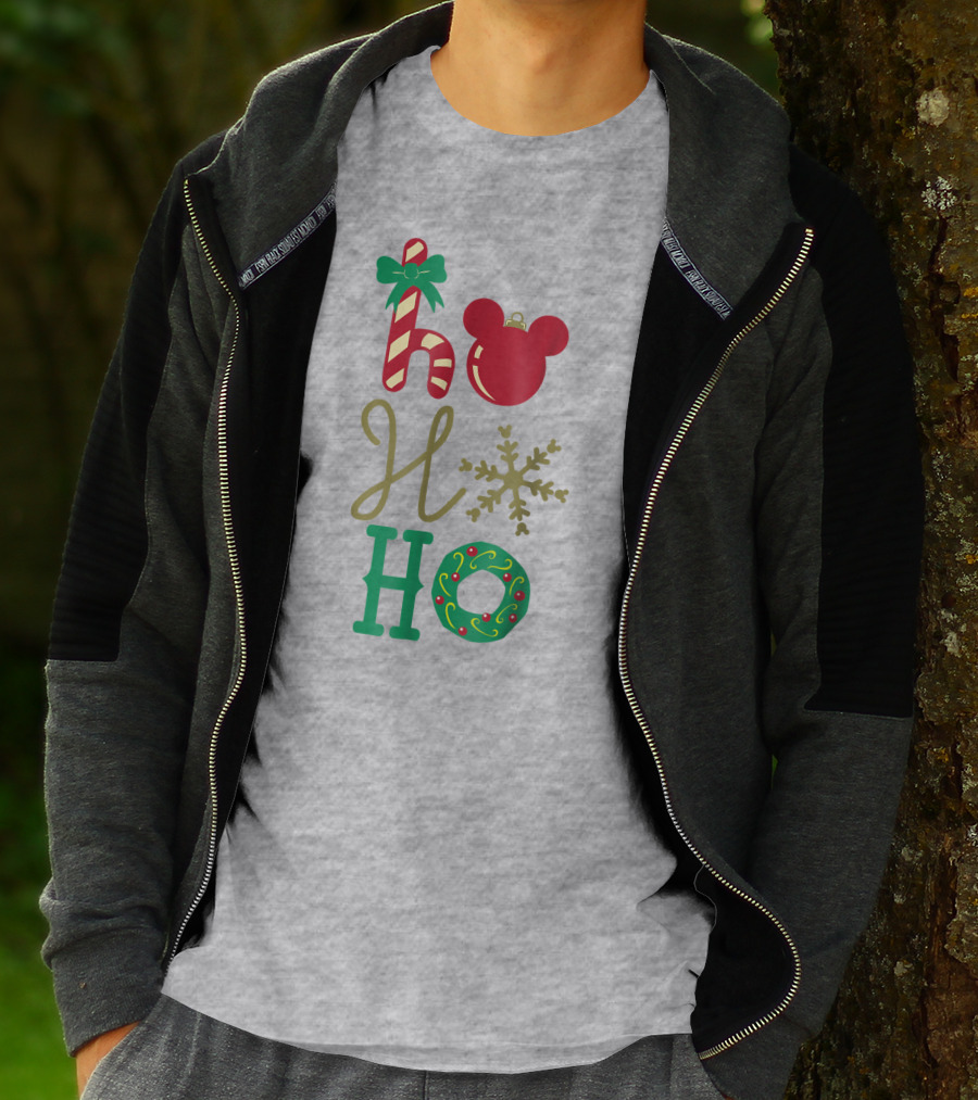Disney Christmas Mickey Mouse Ho Ho Ho T-Shirt
