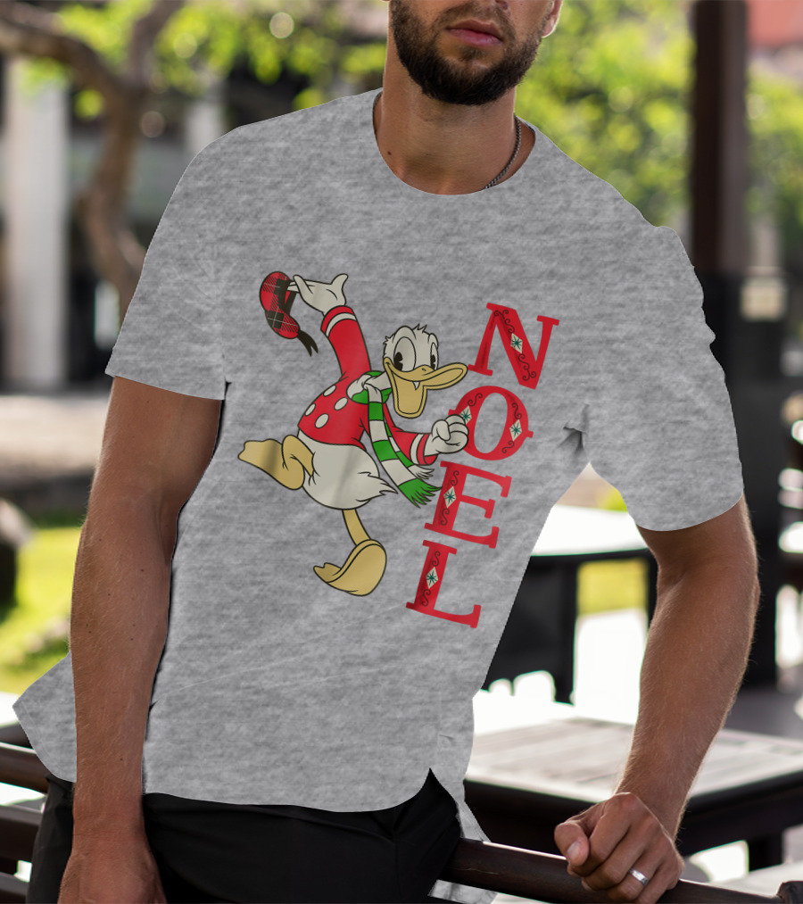 Vintage Disney Donald Duck Noel Holiday Merry Christmas T-Shirt
