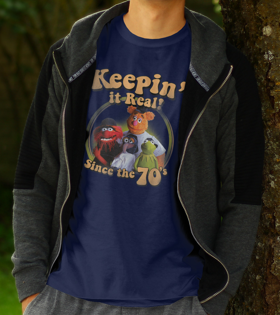 Keepin It Real Muppets Since The 70s Funny Cartoon T-Shirt
