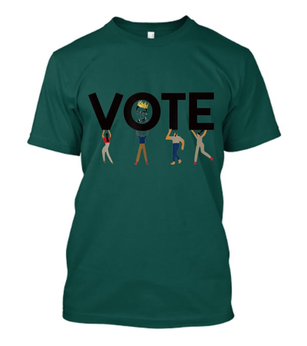 Vote Crown Carry Kings Pop T-Shirt