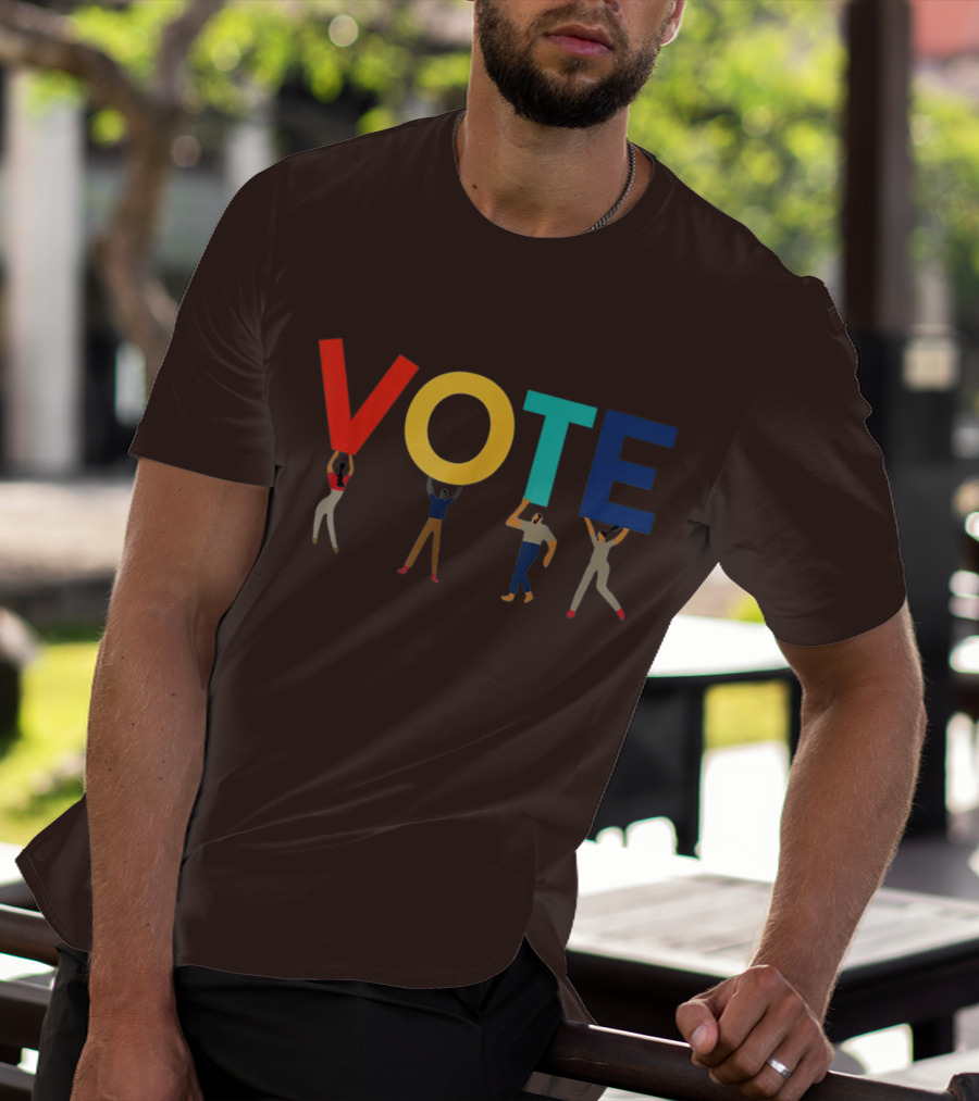 VOTE Patriotic United Colors Representation T-Shirt