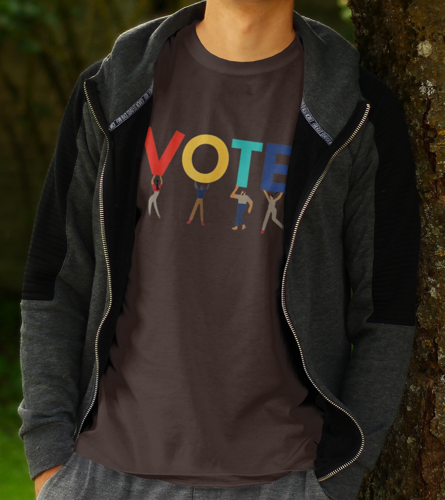 VOTE Patriotic United Colors Representation T-Shirt