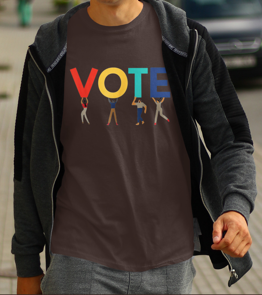 VOTE Patriotic United Colors Representation T-Shirt