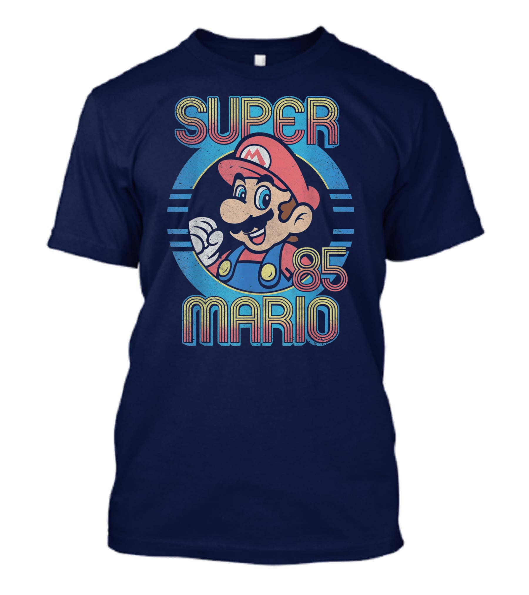 Super Mario Retro 85 Circle Classic T-Shirt