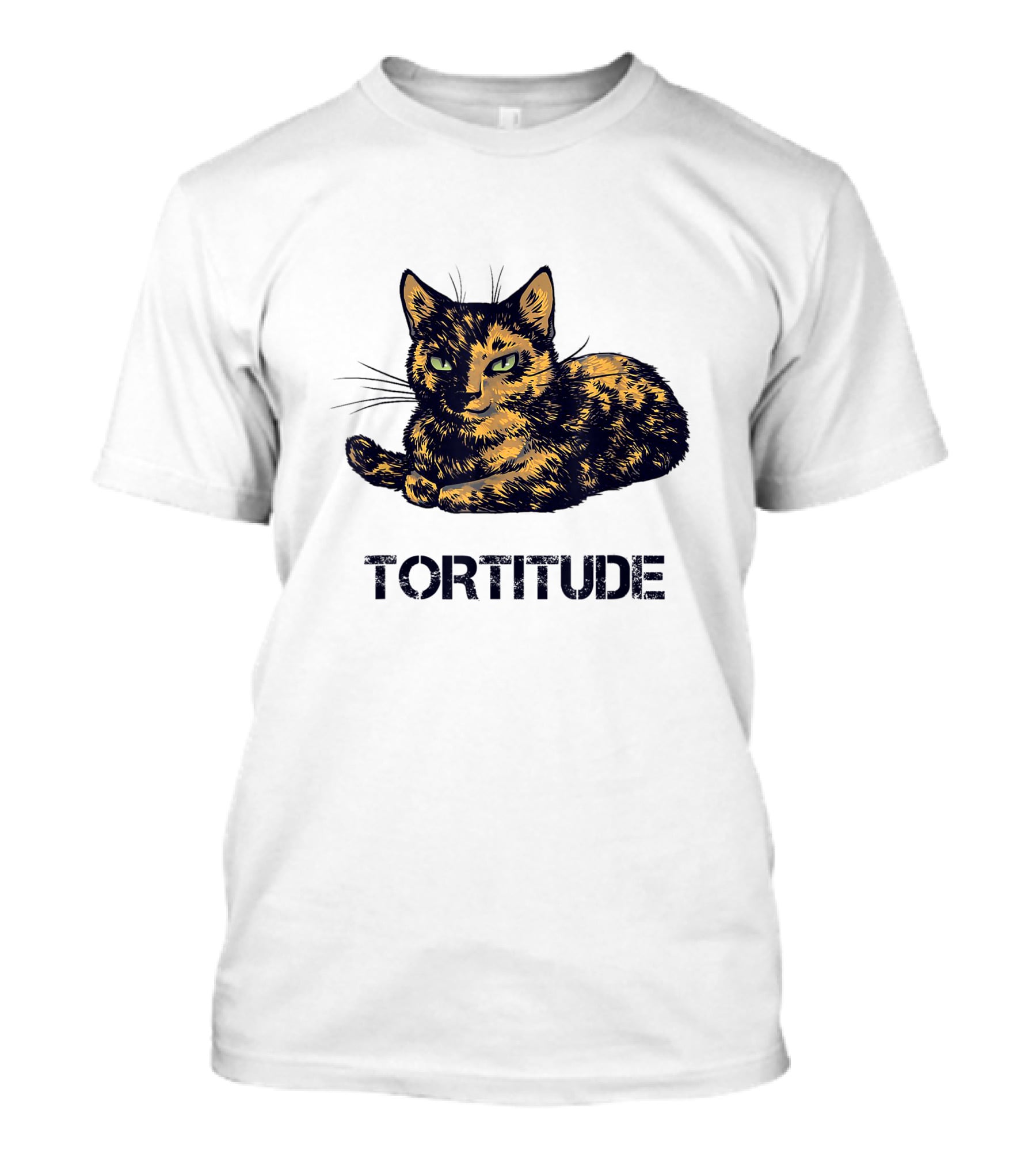 Tortitude Feisty Tortoiseshell Kitty Torties T-Shirt