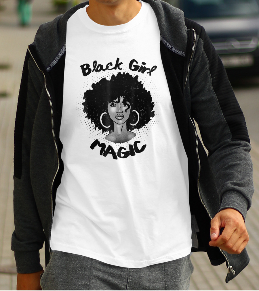 Black Girl Magic Melanin Americans Black Power Pride T-Shirt