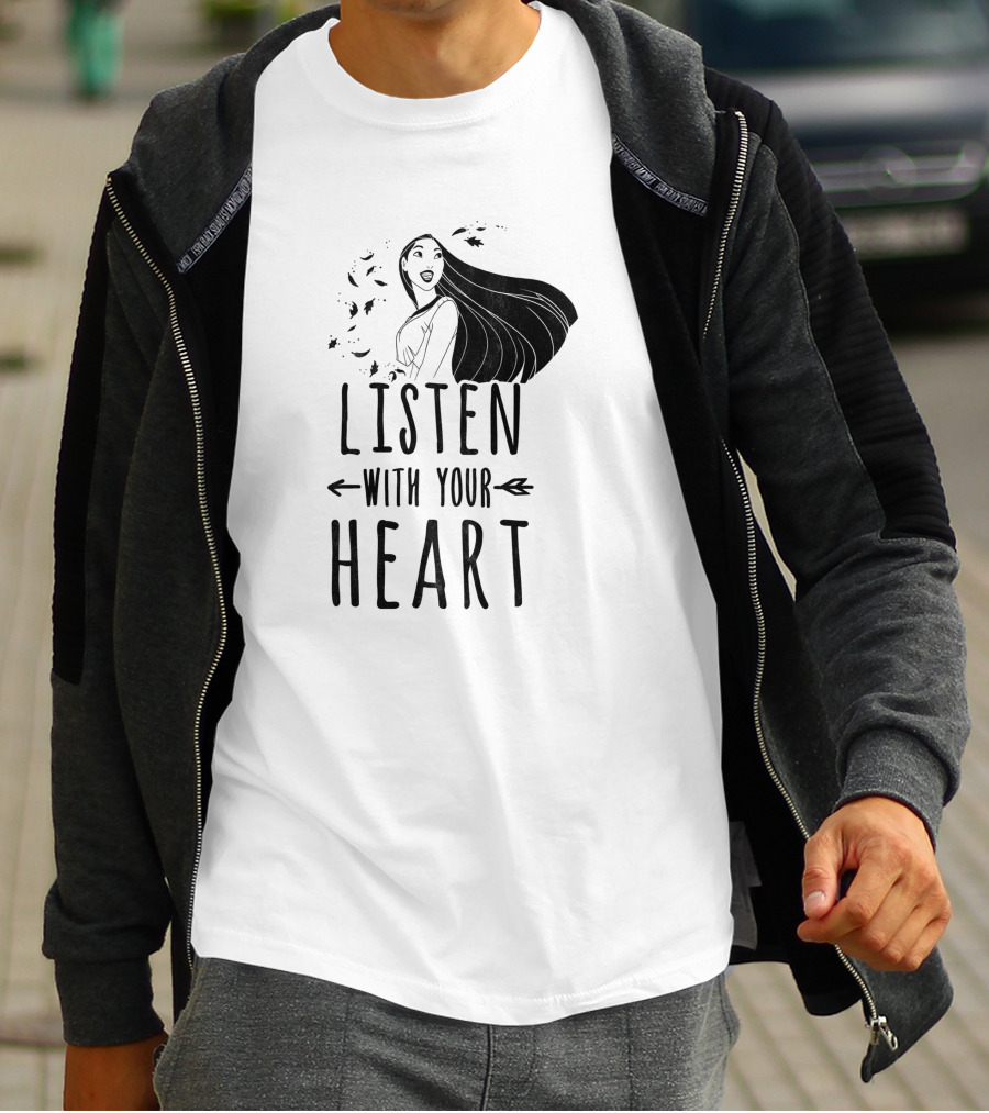 Listen With Your Heart Pocahontas T-Shirt