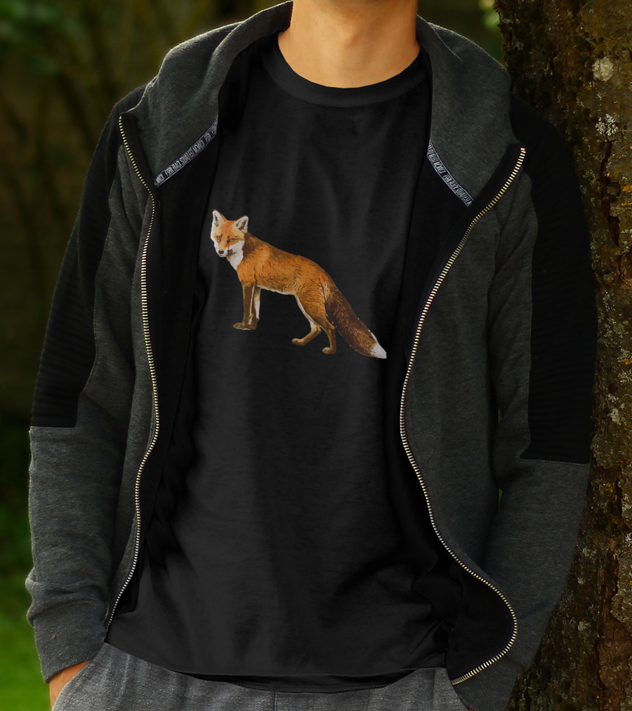 Wild Fantastic Fox Realistic Wildlife Forest Creature T-Shirt