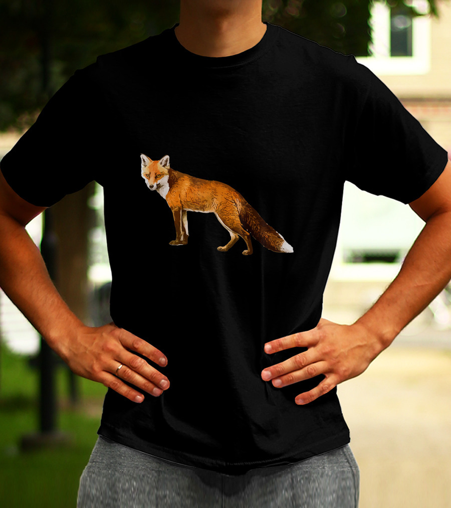 Wild Fantastic Fox Realistic Wildlife Forest Creature T-Shirt