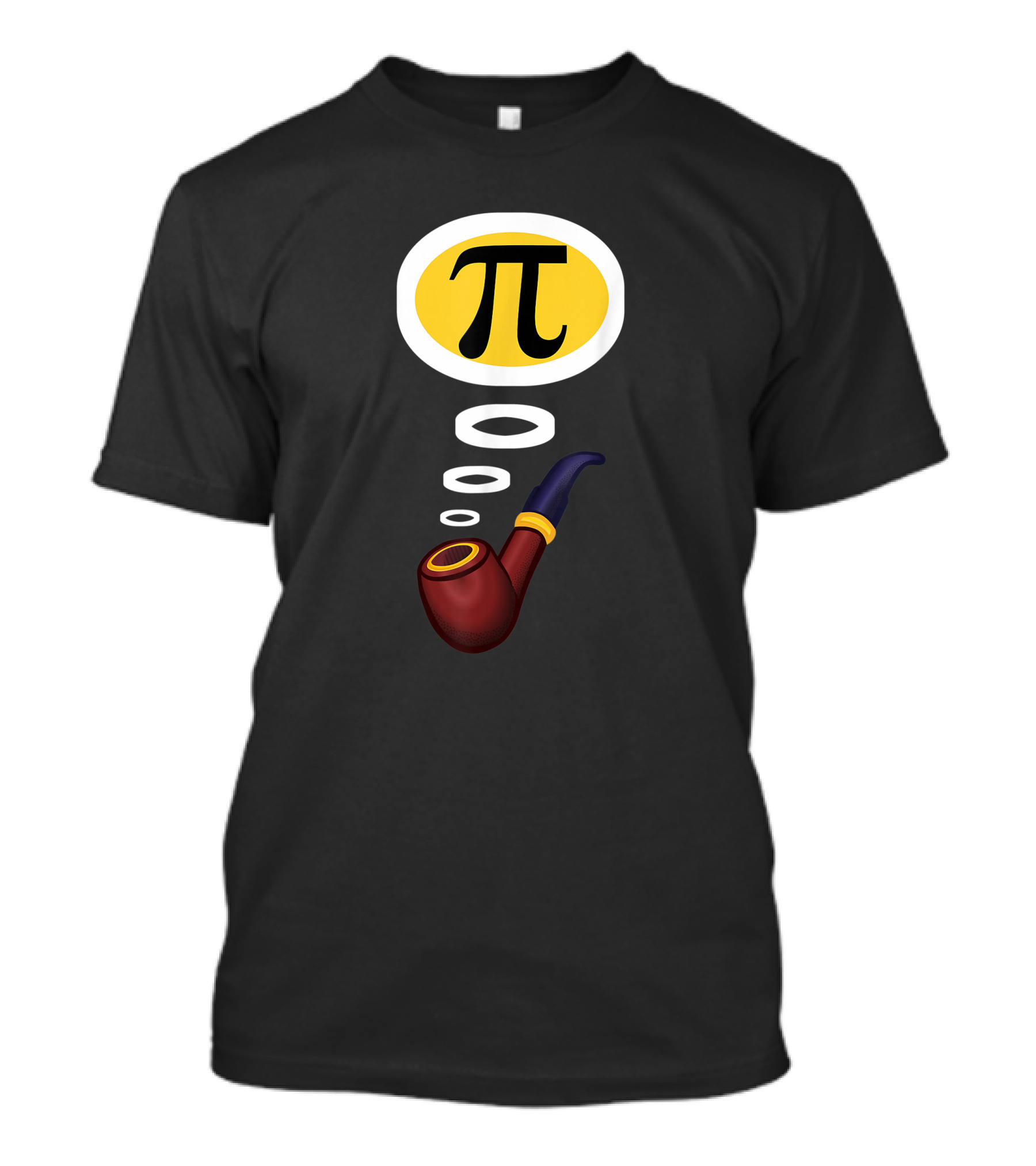 Pi Day Pipe With Pi Symbol For Teacher T-Shirt