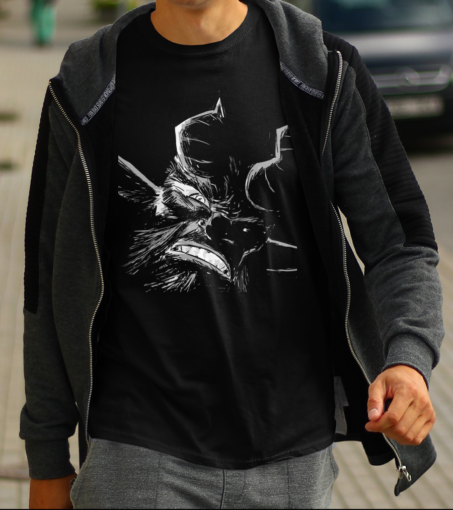 Space Goat Cosmic Rage Comic-Inspired T-Shirt