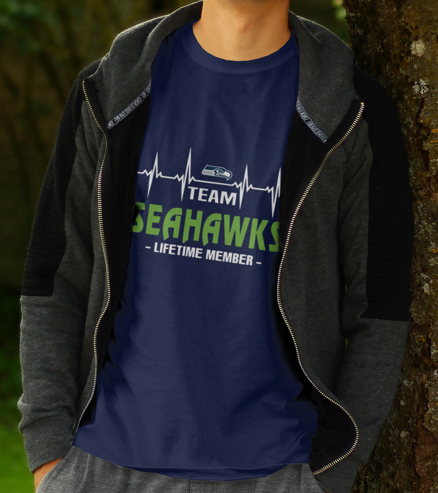 Team Seahawks Lifetime Member T-Shirt