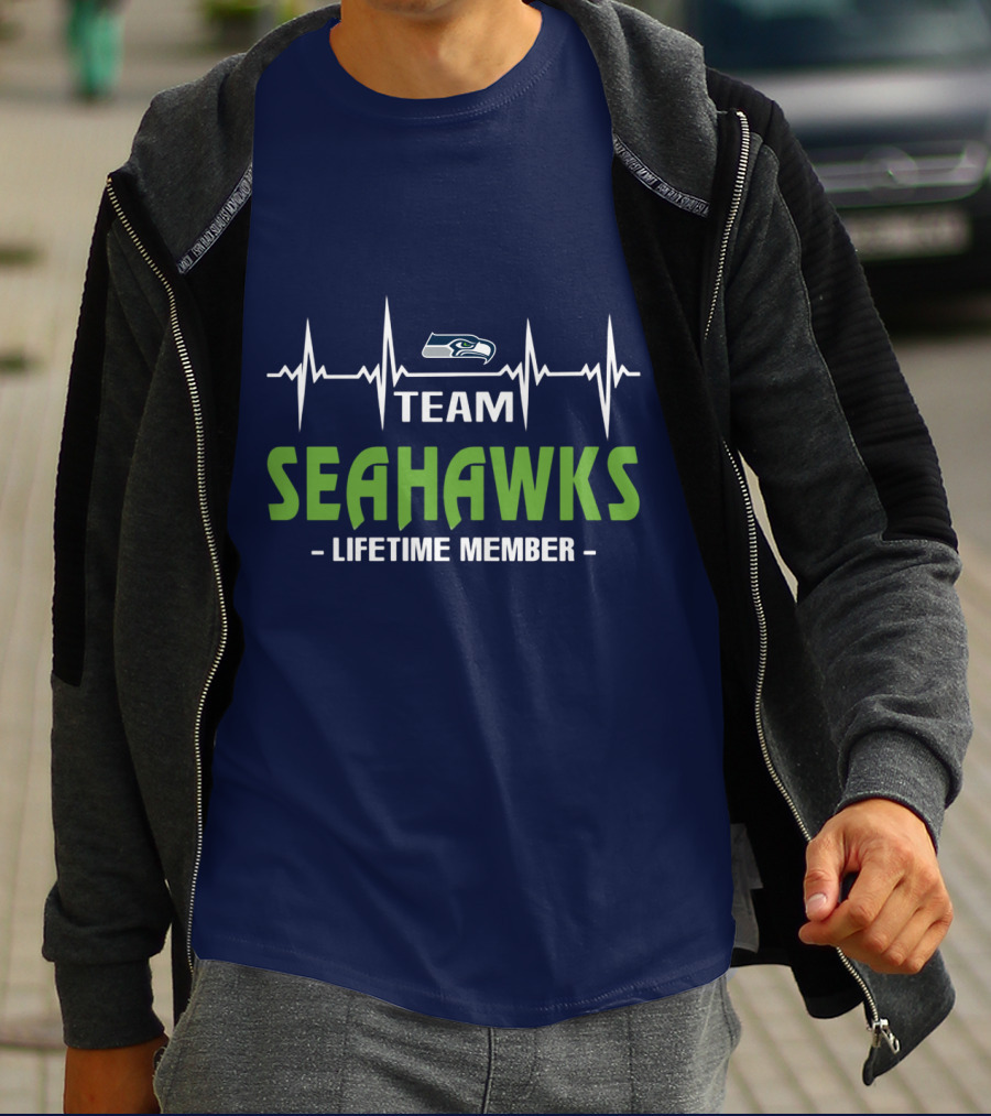 Team Seahawks Lifetime Member T-Shirt