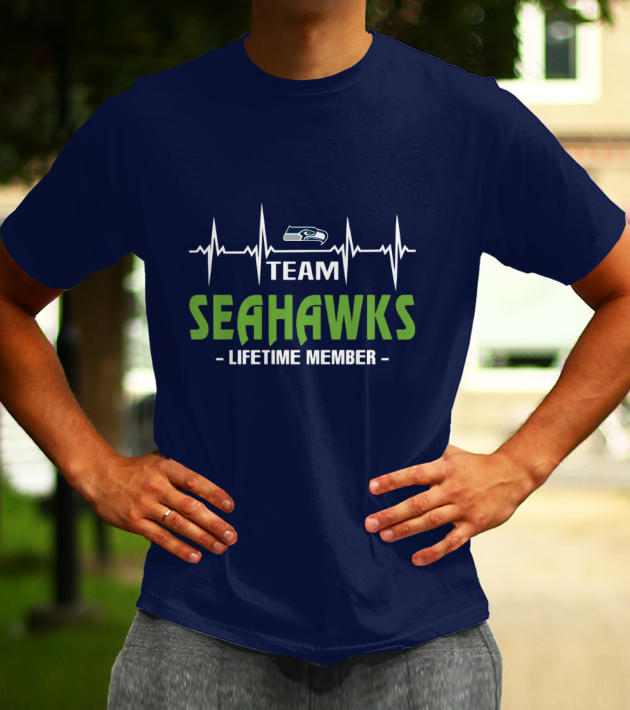 Team Seahawks Lifetime Member T-Shirt