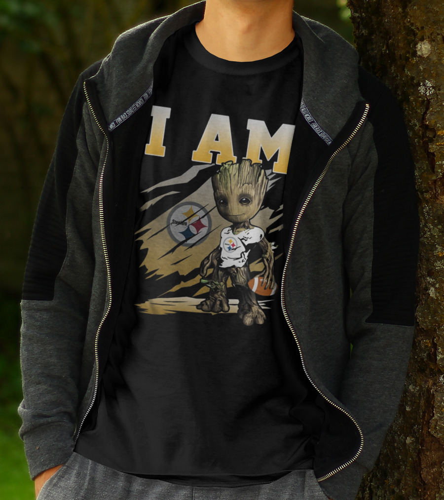 I Am Pittsburgh Steelers Groot Football T-Shirt