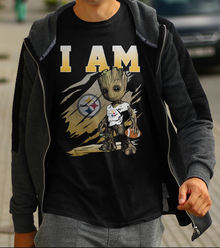 I Am Pittsburgh Steelers Groot Football T-Shirt