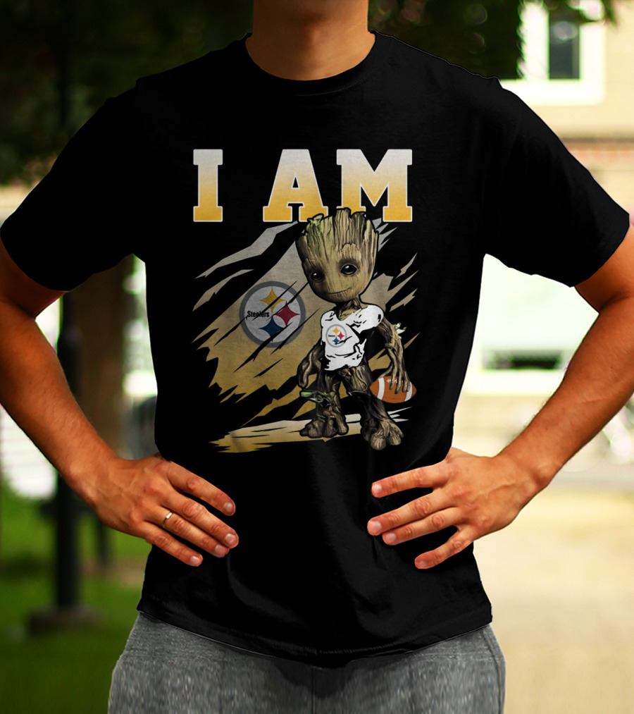 I Am Pittsburgh Steelers Groot Football T-Shirt