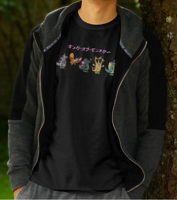 Classic Kaiju Characters Retro Icons T-Shirt