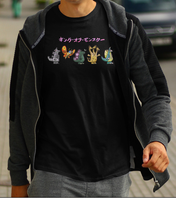 Classic Kaiju Characters Retro Icons T-Shirt