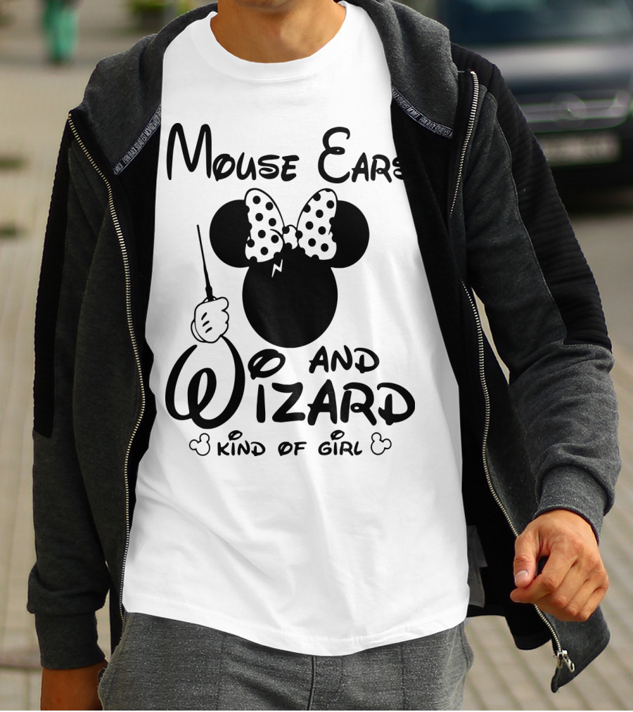 Mouse Ears And Wizard Kind Of Girl T-Shirt