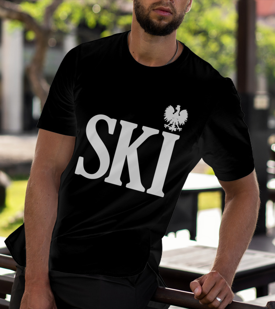 SKI Polish White Eagle T-Shirt