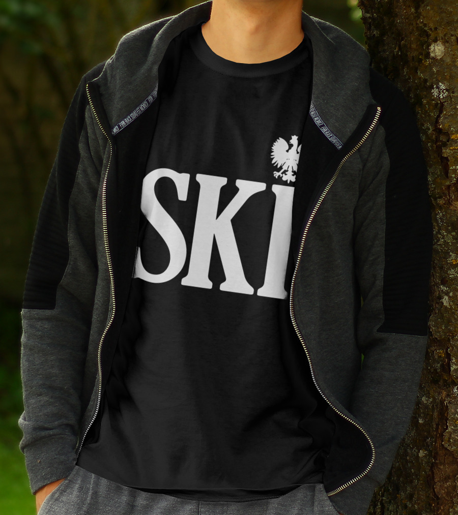 SKI Polish White Eagle T-Shirt