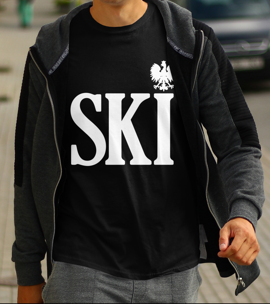 SKI Polish White Eagle T-Shirt